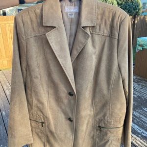 Beige faux suede Jacket